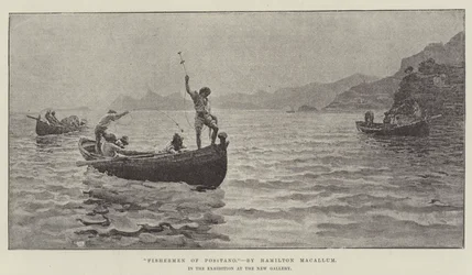 Pêcheur de Positano, à l